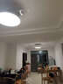欧普（OPPLE）风扇灯吊扇灯遥控LED照明Ra98餐厅卧室吊灯变频低噪包安装 冰风白 实拍图