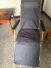 午憩宝 躺椅折叠床午休椅靠椅家用折叠椅靠背椅办公室午休床陪护床简易 下单就送棉垫【坐躺两用】灰 实拍图