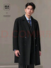 HLA海澜之家大衣男轻商务经典平驳领纯羊毛外套男冬季 实拍图