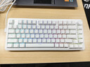 红龙（REDRAGON）M82 有线电竞磁轴键盘 Gasket结构8K回报率热插拔支持RT网页驱动 客制化机械有线键盘-月光白 实拍图