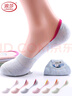 浪莎女士袜子女秋冬纯棉隐形船袜全棉吸汗透气硅胶防滑防掉跟薄款 实拍图