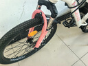 凤凰山地自行车男女变速山地车碟刹青少年儿童自行车学生单车 星际 粉白【变速+辐条轮】 22寸【适合130-170cm】 实拍图