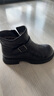 百丽（Belle）黑巧靴抓皱牛皮时装靴女2025冬新商场同款切尔西短靴E8P1DDD5 黑色-绒里 38 (240mm) 实拍图