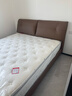 喜临门真皮艺双人大床主次卧室现代简约软靠包尼亚pro[床架] 栗子棕+白骑士pro床垫 1.5*2米 实拍图