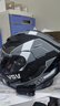 VGV揭面盔3c认证摩托车头盔双镜蓝牙半盔四季男女骑行机车安全帽c 机械黑（揭）透明镜片+外置蓝牙 XL（适合58-60头围） 实拍图
