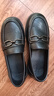 断码清仓真皮小皮鞋女鞋平底软底黑色一脚蹬乐福鞋平底单鞋 37 实拍图