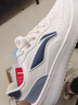 李宁元宝丨板鞋经典休闲鞋男女鞋情侣拼色LOGO秋冬季小白鞋运动鞋 云雾白/浅灰蓝(元宝339男款)-4 42 实拍图