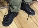 意尔康男鞋英伦风马丁靴男休闲高帮板鞋复古时尚工装靴潮流厚底鞋子男 实拍图