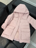 波司登25年羽绒服女士冬季90绒加厚脱卸帽修身中长款休闲百搭外套 实拍图