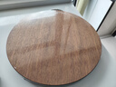 双枪黑金檀木整木切菜板加厚加大圆形砧板实木家用案板面板菜墩38*2.5 实拍图
