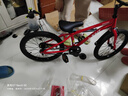 京东京造18寸超轻儿童自行车3-6-9岁山地自行车学生男女孩铝车架辅助轮 实拍图