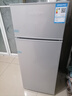 新飞冰箱小型租房用 一级能效冷 藏冷冻两用1-2人家用小冰箱 出租房双门电冰箱办公室两门 86A138LS 银色一级能效【高性价比】 实拍图