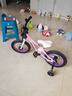 优贝（RoyalBaby）儿童自行车男女镁合金单车 月亮系列3-5岁 宇航员14寸 粉色 实拍图