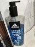 阿迪达斯 （adidas）男士沐浴露三合一套装 游泳去氯海盐清爽持久留香 热情+冰点1.2L 实拍图