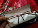 蔡司（ZEISS）镜片可选防蓝光近视眼镜女超轻冷茶色2025新防辐射度数变色大脸 温柔茶框（75%用户选择） 0度防蓝光镜片【可自行配镜】 实拍图