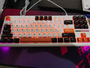 狼蛛（AULA）F87ProV2客制化无线机械键盘电竞游戏专用  蓝牙/2.4G/有线三模连接全键热插拔gasket结构办公键盘 F87ProV2超神版【流星轴】黑莓粉侧刻 实拍图