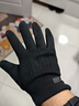 火炬人男士手套防寒 保暖触屏手套户外电动车手套开车手套H3040黑色 实拍图