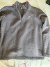 探拓（TECTOP）抓绒衣 户外加厚保暖男抓绒衣纯色立领半开衫柔软舒适抓绒衣 MZRY033 男款灰色 L 实拍图