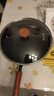 炊大皇铁锅家用无涂层不锈炒锅燃气灶专用炒锅炒菜锅平底锅极铁锅30cm 实拍图