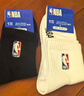 NBA男士中筒休闲运动袜秋冬毛巾底加厚毛圈精梳棉刺绣跑步篮球袜3双 实拍图