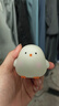卡通小鸡仔小夜灯高颜值卧室可爱装饰发光玩具儿童生日分享小礼物 小鸡仔/白色 实拍图