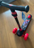 迪士尼（Disney）滑板车儿童男孩3-12岁闪光宽轮滑滑车重力转向防侧翻蜘蛛侠滑步车 实拍图