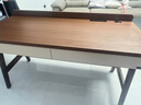 全友家居 书桌新中式实木脚书房写字桌小户型卧室学习桌办公桌电脑桌 实拍图