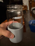 北鼎（Buydeem）茶水分离玻璃杯 高颜值户外便携随手杯办公泡茶杯 实拍图