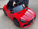 乐威普奔驰授权儿童电动车遥控四轮汽车宝宝礼物小孩玩具车可坐人摇摆车 实拍图