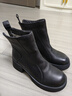 天美意女靴加绒女切尔西靴奶皮靴时尚女鞋 实拍图