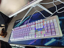 本手《鲸语星愿》主题机械键盘有线电竞游戏键盘鼠标套装台式电脑笔记本打字办公女生发光吃鸡键鼠套装 《鲸语星愿》白紫【彩光】青轴 机械键盘104键 实拍图