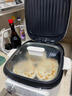 九阳（Joyoung）一机多能电饼铛三明治机早餐机75mm深盘大火力多功能电火锅下盘可拆洗烤肉锅GK571 实拍图