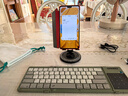 NillkiN三折叠无线蓝牙键盘带鼠标功能触控板适用ipad平板手机笔记本电脑办公静音便携小巧华为小米键盘 绿色  送收纳袋【带触控数字键】 实拍图