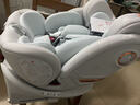 Heekin智舱H7儿童安全座椅汽车用0-12岁婴儿宝宝车载可坐躺智能通风加热 柔雾蓝MAX(加配+全罩式遮阳篷) 实拍图
