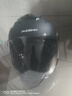 凤凰（Phoenix）新国标A类3C认证电动车摩托车头盔双镜片防雾防风保暖哑黑 男女四季通用电瓶车3/4半盔冬季安全帽 实拍图