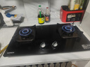 康佳（KONKA）燃气灶煤气灶双灶家用【国家补贴】 5.2kW天然气嵌入式台式双灶具 玻璃面板JZT-B500Y（天然气） 实拍图