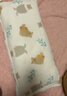 全棉时代婴儿纱布方枕1-3岁儿童枕芯枕套幼儿园枕头套装3件套 熊熊下午茶 实拍图