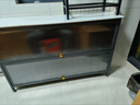 四季沐歌厨房置物架橱柜餐边收纳柜碗柜微波炉烤箱落地置物储物柜用具大全 加厚岩板【灰3层100*40*80】 实拍图