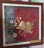 唐登寿桃金箔画摆件送贺寿星祝寿礼品6080大寿辰老人长辈生日礼物 福寿安康双桃 晒单实拍图