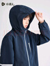 水孩儿（SOUHAIT）童装男童女童加绒外套春季儿童摇粒绒三防风衣 藏蓝 160 实拍图