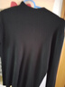 怡曼芙针织衫女秋冬新款半高领修身显瘦打底衫内搭毛衣女百搭可外穿上衣 黑色 均码 -建议85-135斤 实拍图