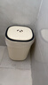 小狗垃圾桶卫生间带盖北欧风大容量按压办公室卧室大号家用纸篓 奶油色小狗【大号】16L弹盖款 实拍图