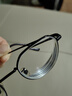 蔡司（ZEISS）镜片近视眼镜框男半框防蓝光辐射可配带散光度数眼睛女钛合金镜架 升级钛材 黑银 配colorein镜片1.56防蓝光 0-600 实拍图