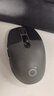 前行者Q1无线鼠标蓝牙双模可充电屏显低音男女生办公小巧便携高颜值电脑笔记本iPad用人体工学 雅典黑灰 实拍图
