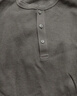 优衣库男装女装情侣华夫格亨利领套头衫长袖T恤25秋冬新款479784 07 青灰色 XL 实拍图