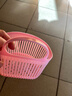 可爱壁挂式收纳篮多功能厨房浴室小挂篮免打孔挂墙首饰盒小号 粉色大嘴挂壁收纳盒 实拍图