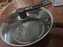 京严铁锅炒锅无涂层不粘炒菜锅电磁炉燃气专用锅具精铁平底锅已开锅 【0涂层｜持久不粘】锤纹锻打+盖+铲 28cm 厚底薄壁｜久用不凸｜导热迅速 实拍图