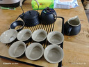 京东京造 茶具整套 功夫茶具陶瓷套装茶壶茶杯茶盘【黑陶提梁壶】 12件套  实拍图