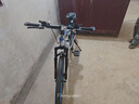 美昱 自行车山地车男女成人学生变速越野赛车通勤车公路单车 彩圈-豪华版白蓝辐条轮 26寸21速(建议身高155-180cm) 实拍图