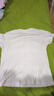 优衣库合作款女装大师T圆领T恤短袖正肩素色白T474404 00 白色 XL /165/92A 实拍图